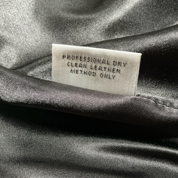 Preston & York snake skin print Black Leather Jacket size medium vintage Y2k - Picture 10 of 11